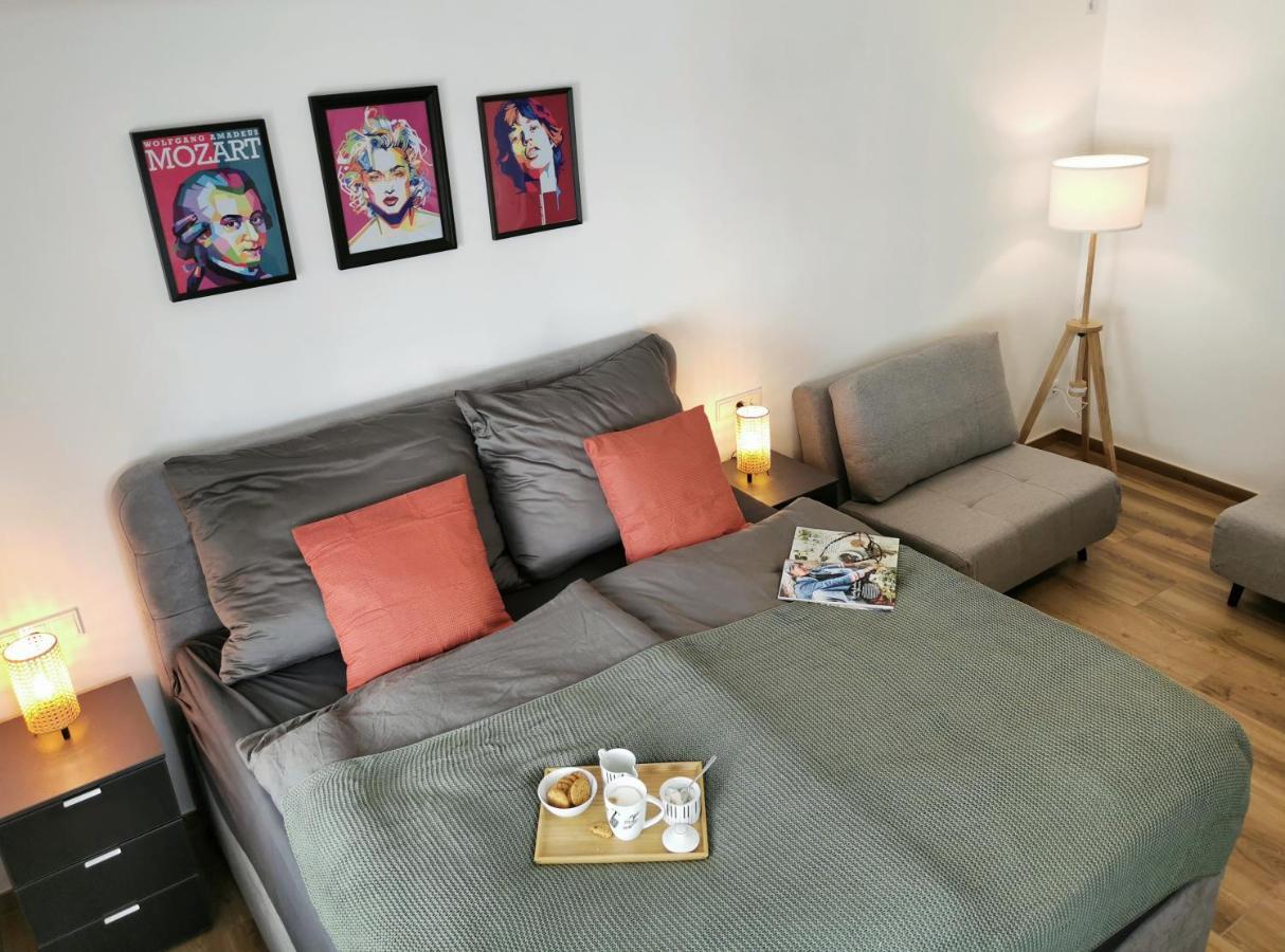 Neues City Center Piano Appartement Mit Netflix 클라겐푸르트 외부 사진