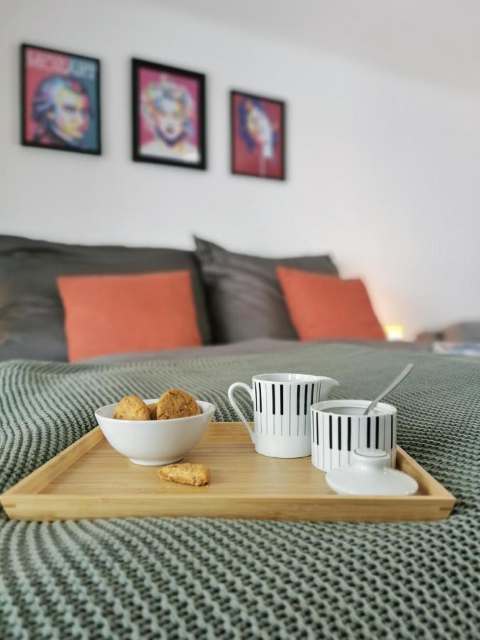 Neues City Center Piano Appartement Mit Netflix 클라겐푸르트 외부 사진